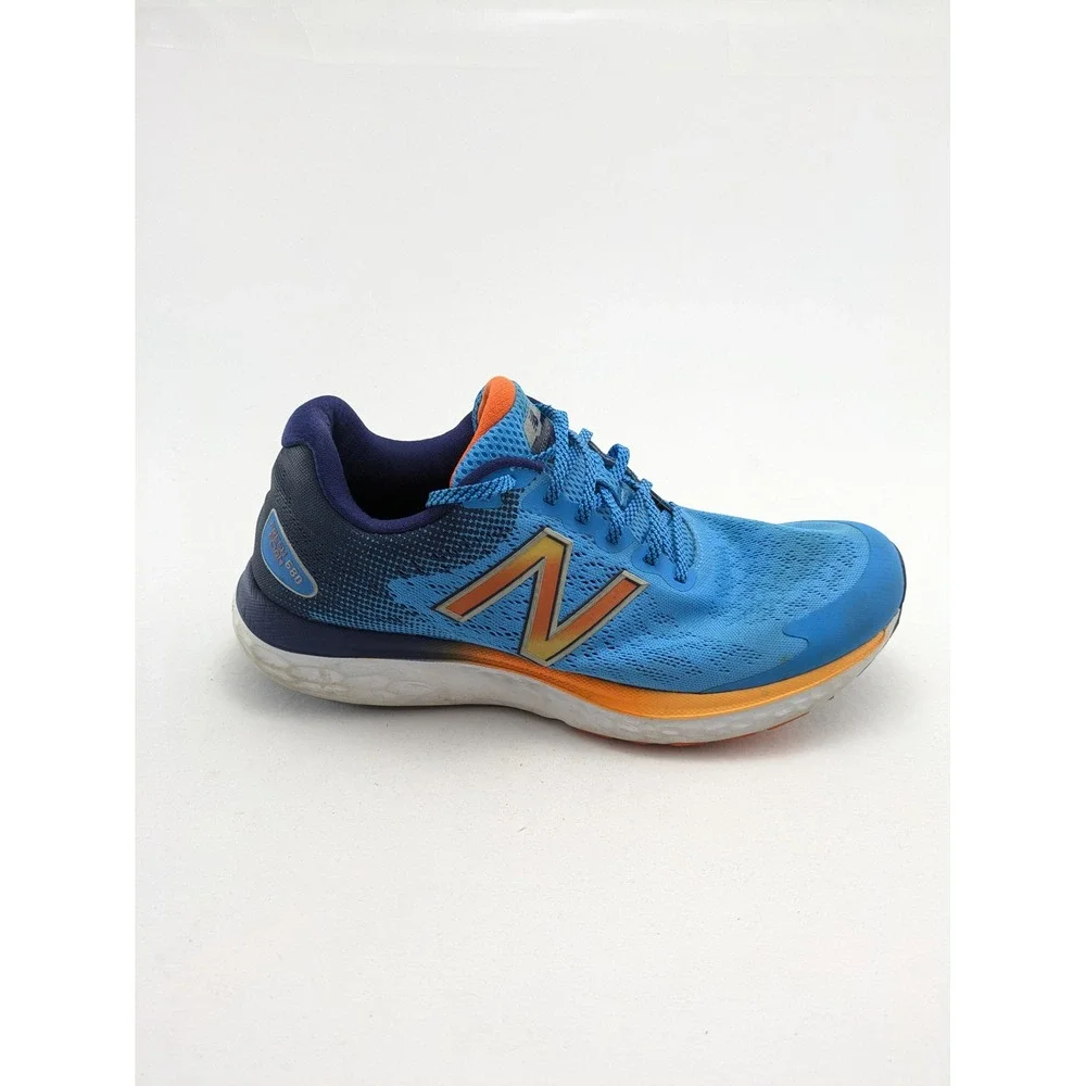 Mens New Balance Fresh Foam 680 Blue Orange Running Shoes M680FB7 Size 10.5